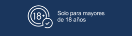 solo para mayores de 18 anos